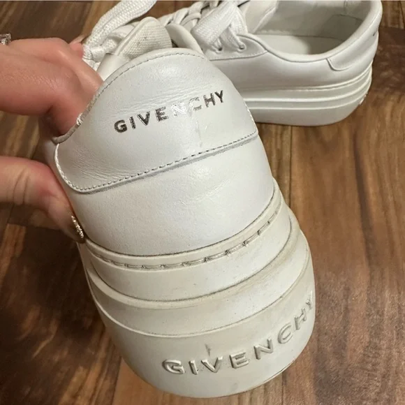 Givenchy White Platform Sneakers - Picture 6 of 8